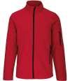 KB401 Contemporary Softshell Red colour image